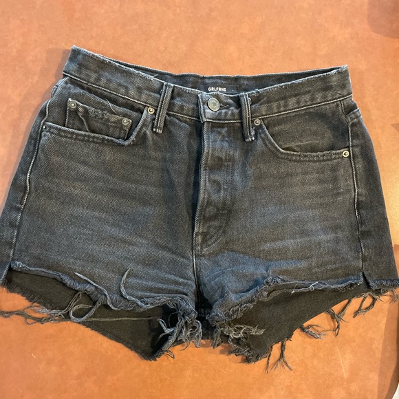 Grlfrnd black denim short - size 27 - Picture 2 of 4